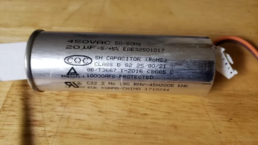 Faulty Start Capacitor