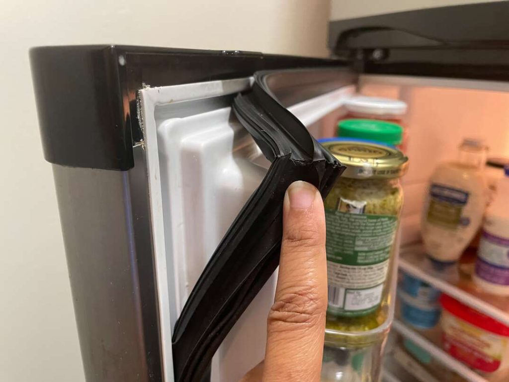 Faulty Door Seals - Frigidaire Refrigerator Not Cooling