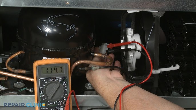 Inspecting the Evaporator Fan Motor - Whirlpool Refrigerator Not Cooling